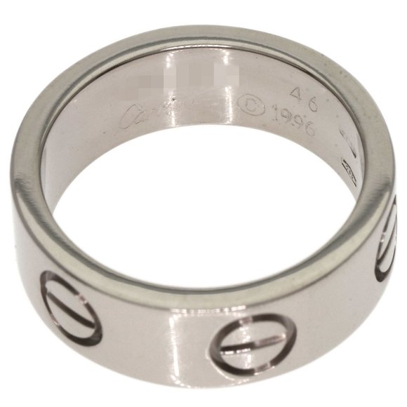CARTIER 18k White Gold Love Ring #46 - Picture 4 of 8